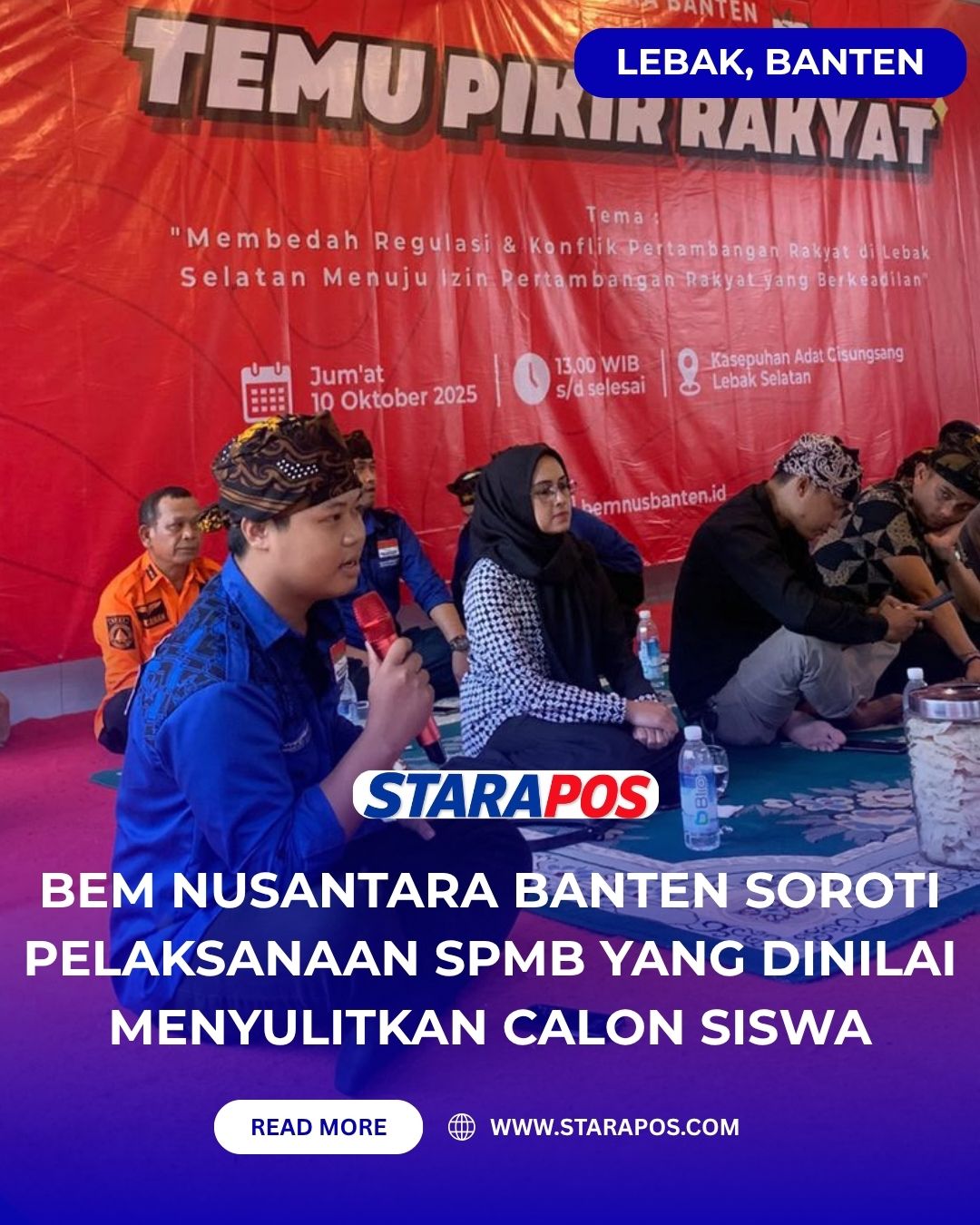 BEM Nusantara Banten Soroti Pelaksanaan SPMB yang Dinilai Menyulitkan Calon Siswa