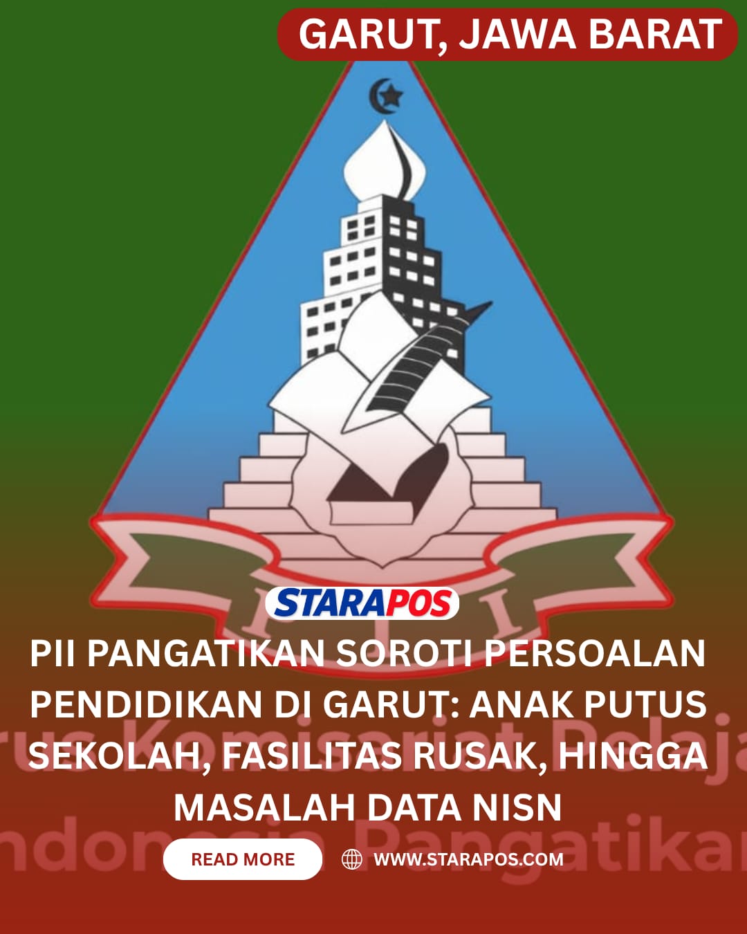 PII Pangatikan Soroti Persoalan Pendidikan di Garut: Anak Putus Sekolah, Fasilitas Rusak, hingga Masalah Data NISN