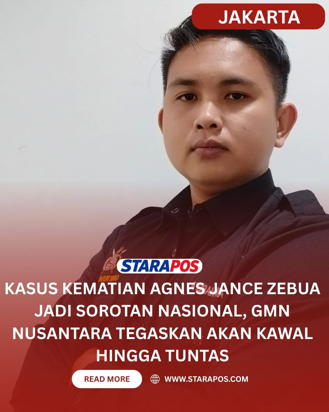 KASUS KEMATIAN AGNES JANCE ZEBUA JADI SOROTAN NASIONAL, GMN NUSANTARA TEGASKAN AKAN KAWAL HINGGA TUNTAS